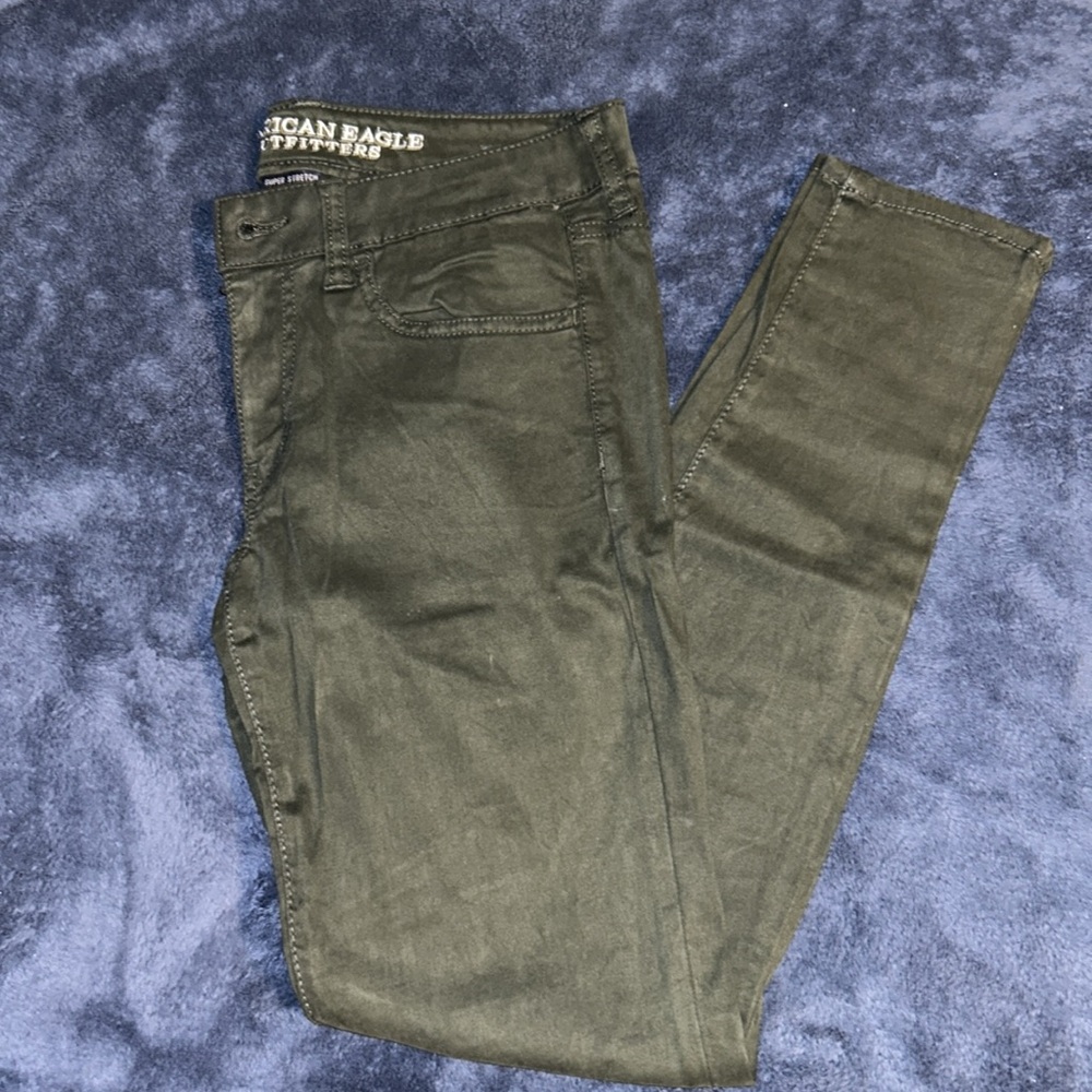 American eagle olive jeggings